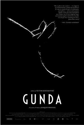 Poster: Faint outline of a pig's face in profile