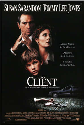 Poster: Floating heads of a man, woman, and boy on a black background